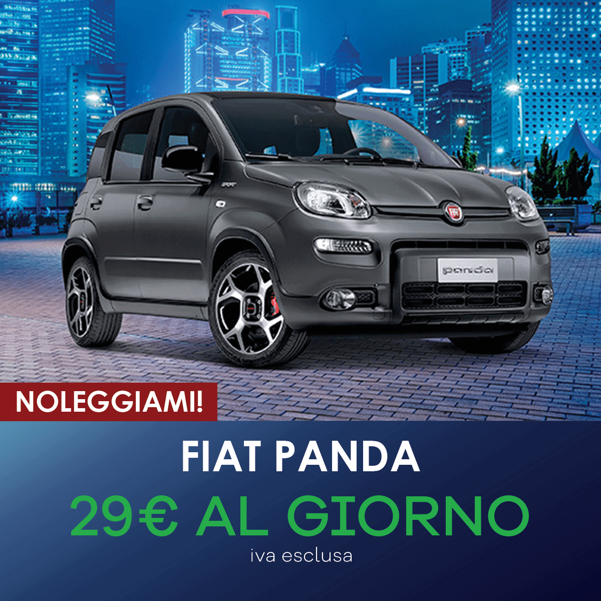 Fiat Panda noleggio breve termine