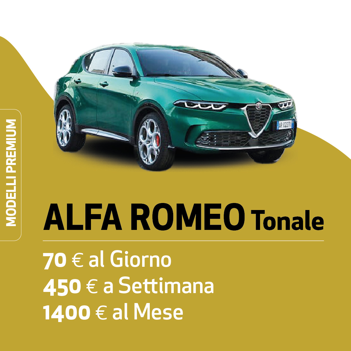ALFA ROMEO Tonale noleggio breve termine