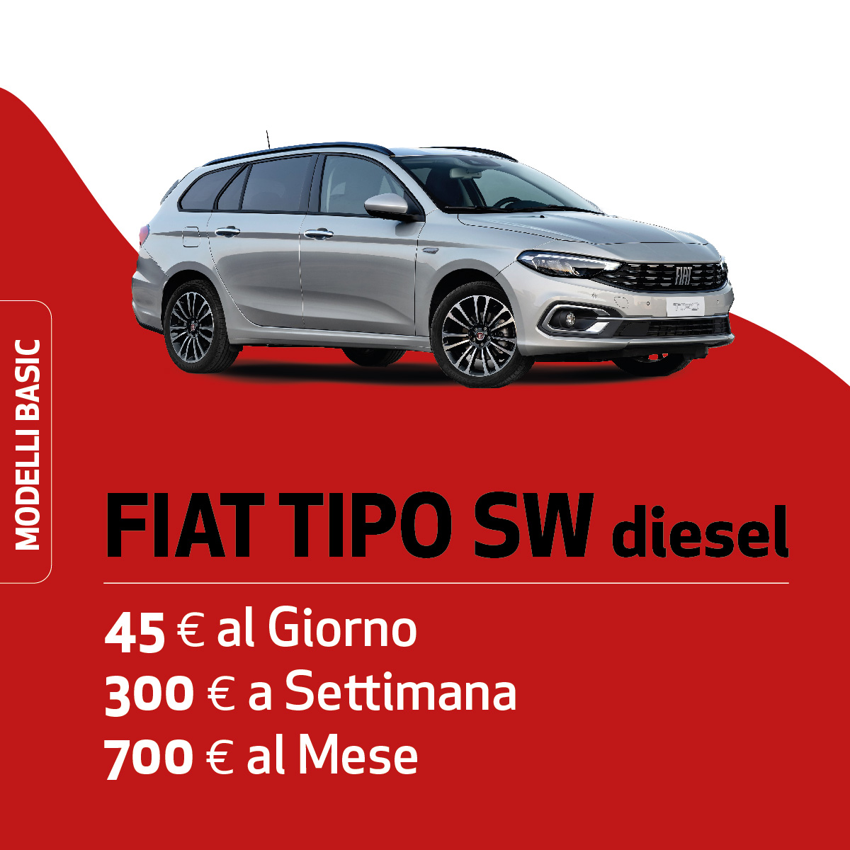 FIAT TIPO SW Diesel noleggio breve termine
