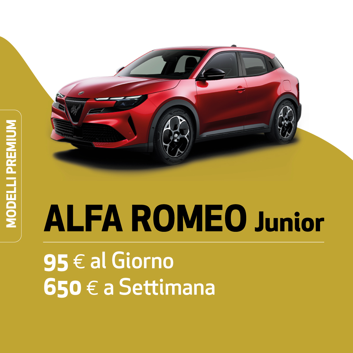 ALFA ROMEO Junior noleggio breve termine