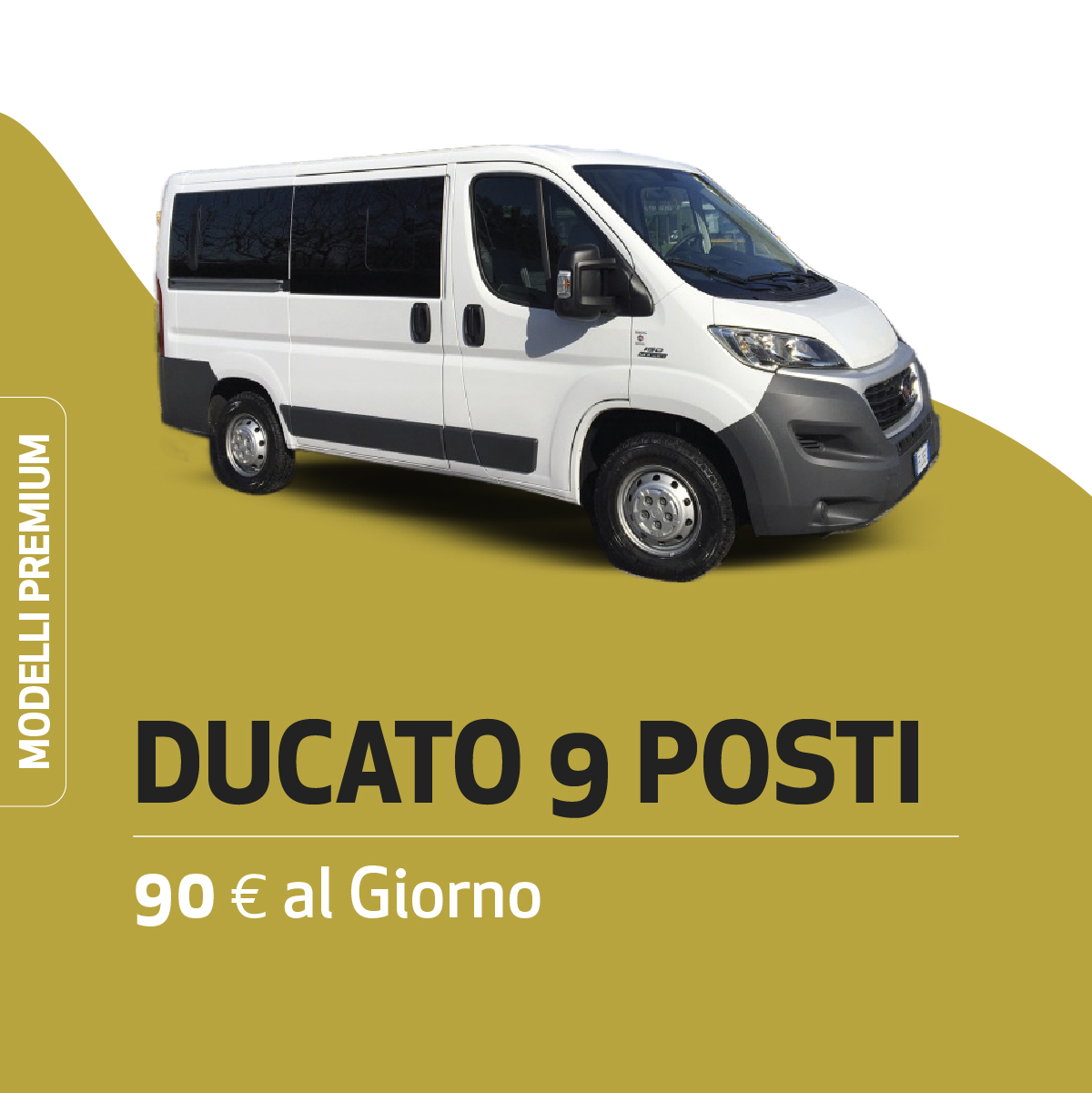 Ducato 9 posti noleggio breve termine