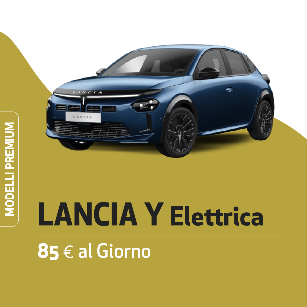 LANCIA Y elettrica noleggio breve termine