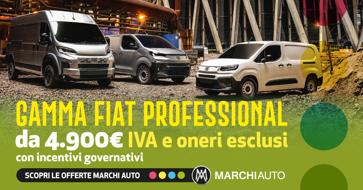 Ecoincentivi 2026 Fiat Professional