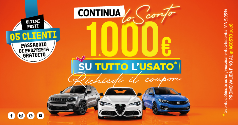 Promo Usato Agosto
