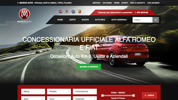 Sito Web Marchi Auto Perugia