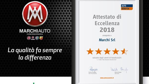 Attestato di eccellenza Marchi Auto - Autoscout24