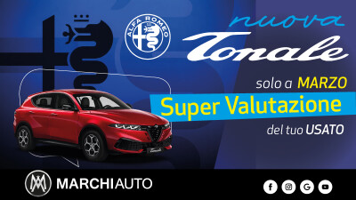Nuova Alfa Romeo Tonale Diesel a Perugia: provala da Marchi Auto e scopri la super valutazione del tuo usato - News-Nuova-Tonale-Blu